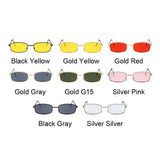 New Metal Square Retro Fashion Sunglasses