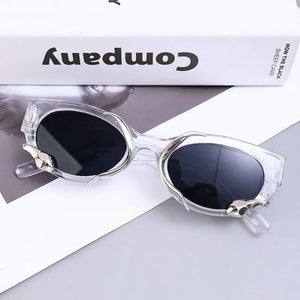 New Fashion Oval Retro Luxury Brand Designer Sunglasses