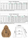 Fluffy Teddy Bear Pattern Hoodies