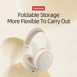 Lenovo TH30 Wireless Headphones Bluetooth 5.3 Earphones Foldable Gaming Headset with Mic 250mAh