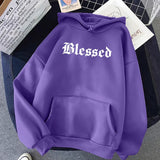 Blessed Creativity Printed Graphic Hoodies