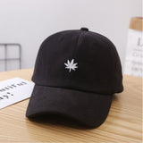 Baseball Cap Cannabis Embroidery