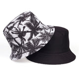 New double-sided  letter printing  bucket hat