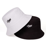 New double-sided  letter printing  bucket hat