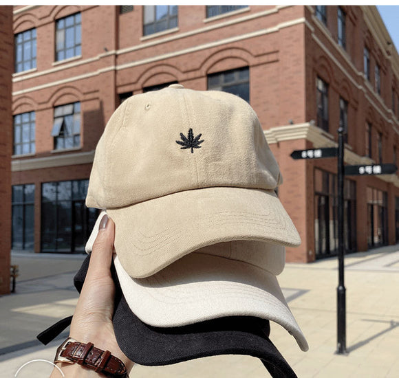 Baseball Cap Cannabis Embroidery
