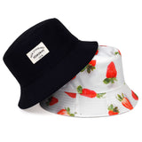 New double-sided  letter printing  bucket hat