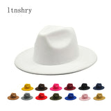 ltnshry New Felt Fedora Hats