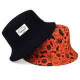 New double-sided  letter printing  bucket hat