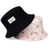 New double-sided  letter printing  bucket hat