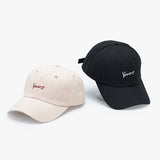 Casual Letter (Yours) Embroidery Baseball Cap