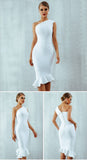 Adyce One Shoulder Sleeveless Dress