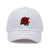 Red Rose Flower Baseball Hats