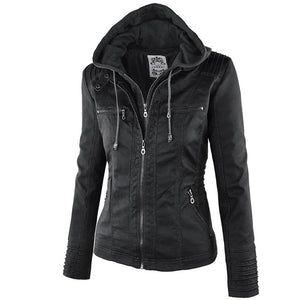 LIVAGIRL Faux Leather Jacket