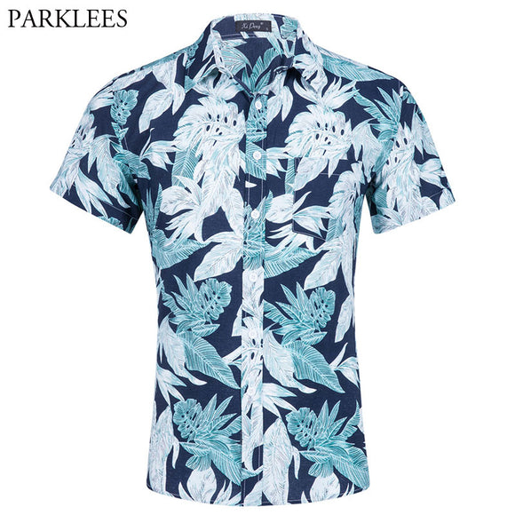 PARKLEES Hawaiian Floral Shirt