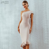 Adyce One Shoulder Sleeveless Dress