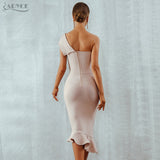 Adyce One Shoulder Sleeveless Dress