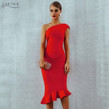 Adyce One Shoulder Sleeveless Dress