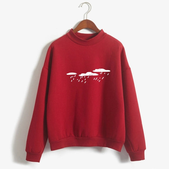 Rain cloud Graphic Sweater