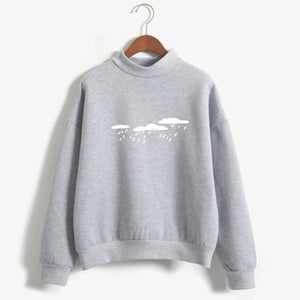 Rain cloud Graphic Sweater