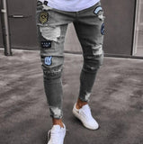 Skinny Ripped Denim Jeans