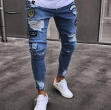 Skinny Ripped Denim Jeans